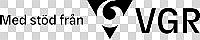 Med stöd från VGR kort logotyp bredvid svart.eps
